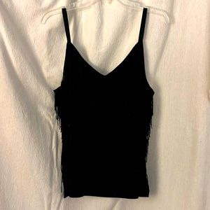 L’Agence beaded Jezebel fringe camisole top